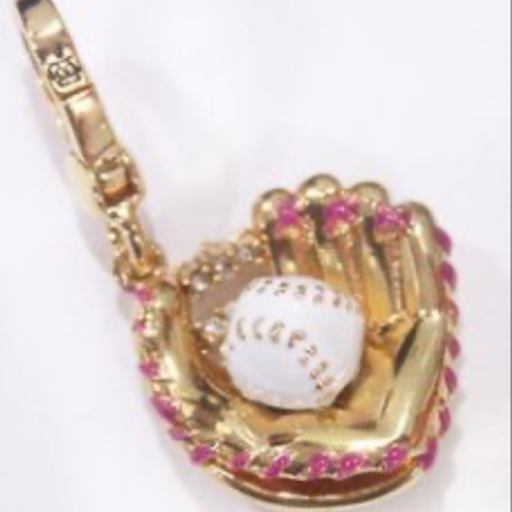 NEW Y2K Juicy Couture Baseball Mitt Glove Charm MLB SPORTS DODGERS WORLD SERIES